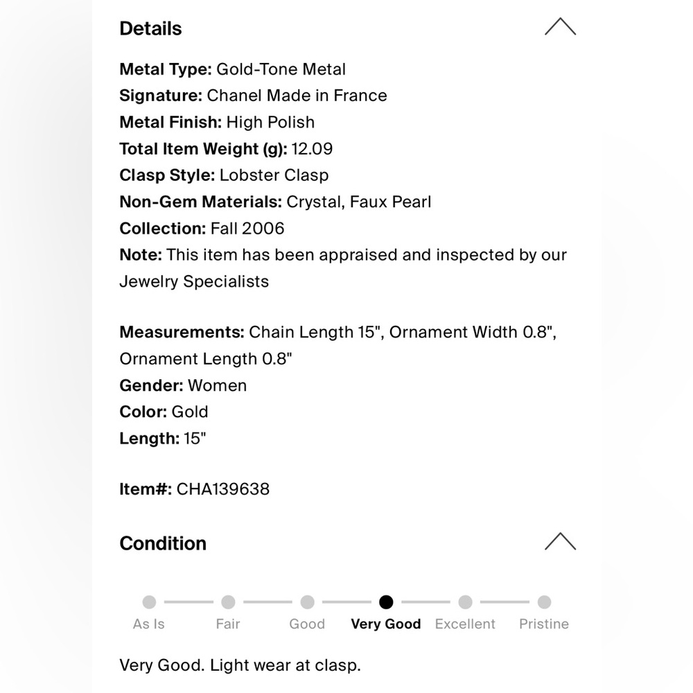 Chanel Necklace - Picture 2 of 6